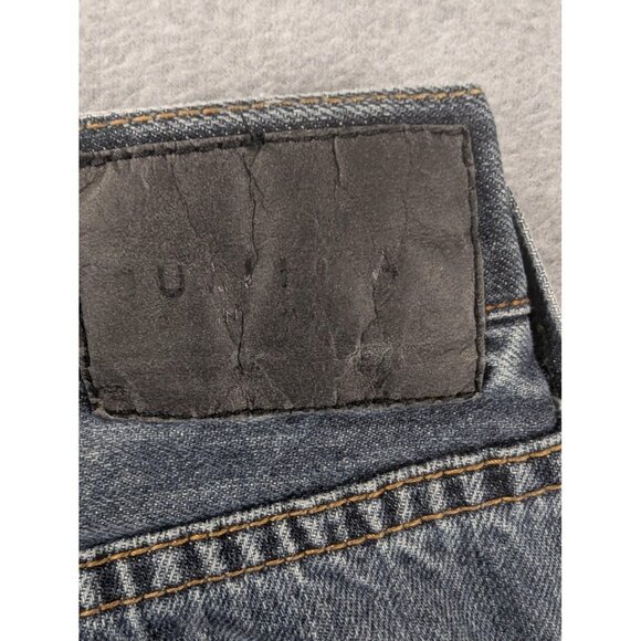 Bullhead Denim Co Jeans Mens 34x30 Gray Washed Slim Fit Zip Fly Straight Leg - Picture 11 of 15